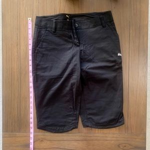 Puma black golf shorts
